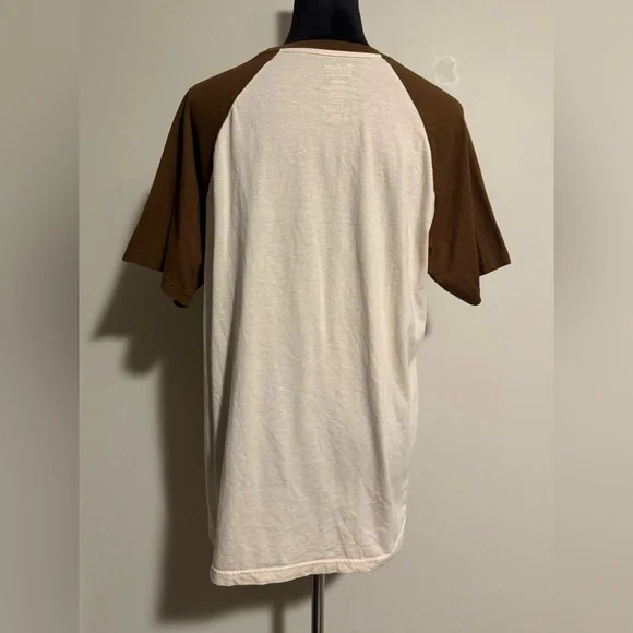 EUC Pusheen Brown and Cream Catpusheeno Graphic T-Shirt size medium - Picture 5 of 8